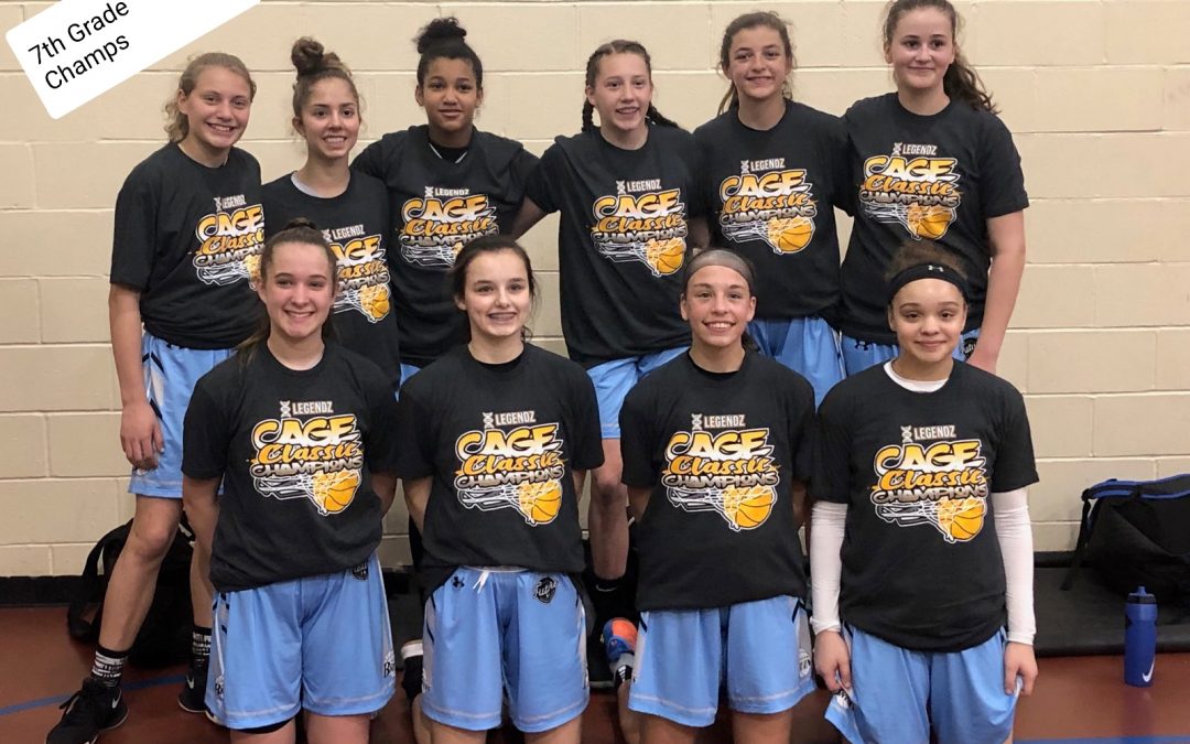 2019 Legendz Cage Classic 7th Grade Girls Champions